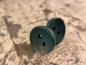 Preview: Rustikale Natur Holz Knopf Ohrstecker Button Roh